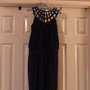 NWT WHBM Navy Blue Jumpsuit
